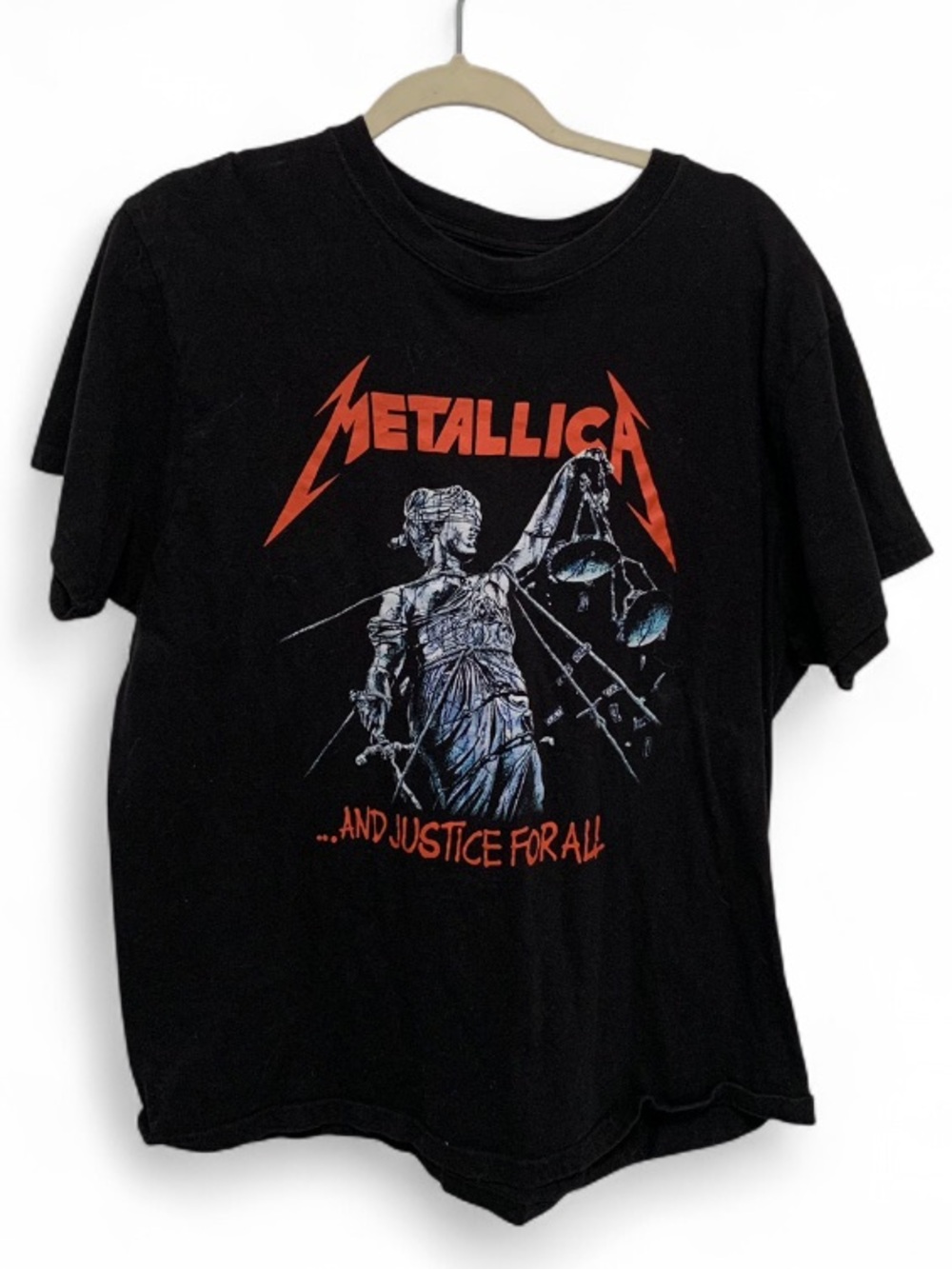 Metallica "...And Justice For All" Black Graphic Tee
